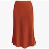 Gonna da Cocktail da Sera da Donna a Vita Alta Primavera ed Estate Gonne Lunghe Pieghettate in Raso Eleganti e di Carattere Gonne Maxi Chic