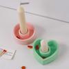 DIY Round Candle Holder Silicone Molds Star Heart Shape Plaster Resin Candlestick Mould Candle Accessories Tool Home Table Decor