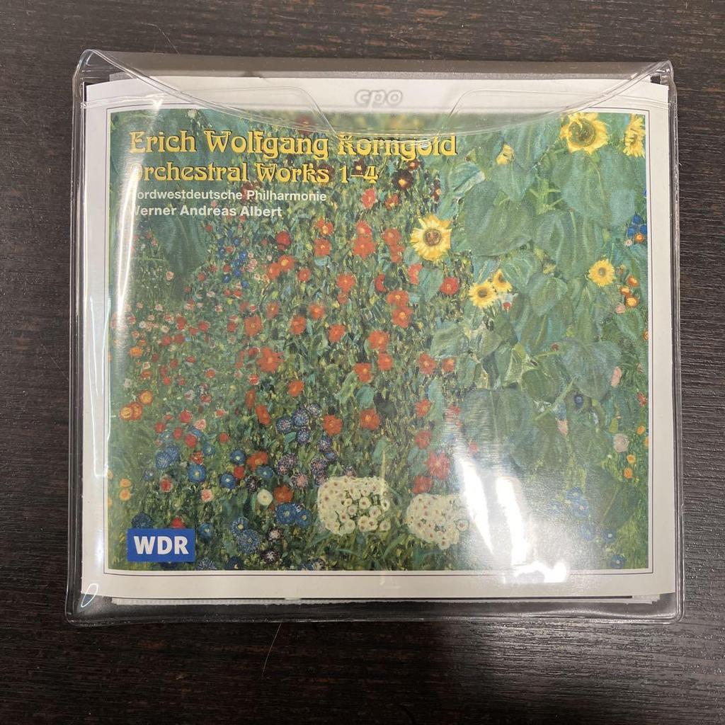 [USED] Korngold Orchestral Works Vol. 1-4 4-CD Set Rare Valuable
