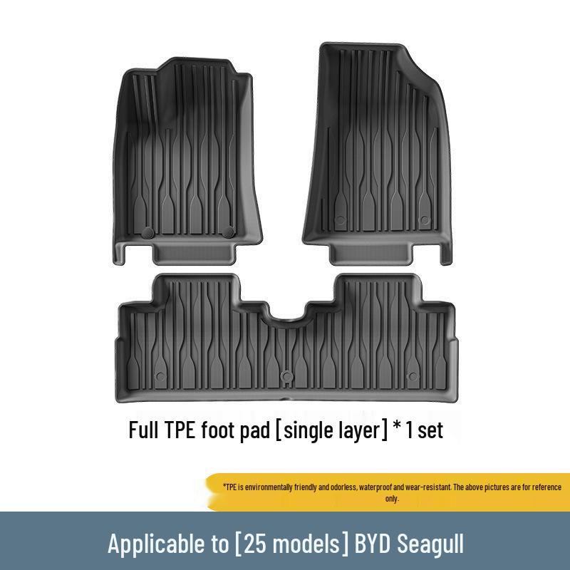 Eco-Friendly TPE Floor & Trunk Mats for 2023-2025 BYD Seagull