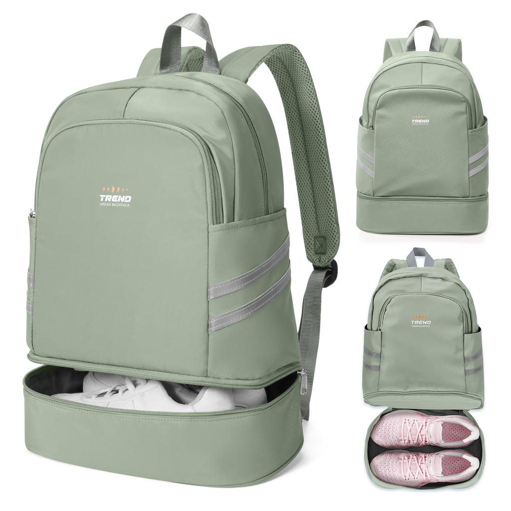 Gym Backpack for Women with Shoes Compartment, Women Travel Backpack Waterproof Sport Backpack Swimming Fitness Beach Backpack