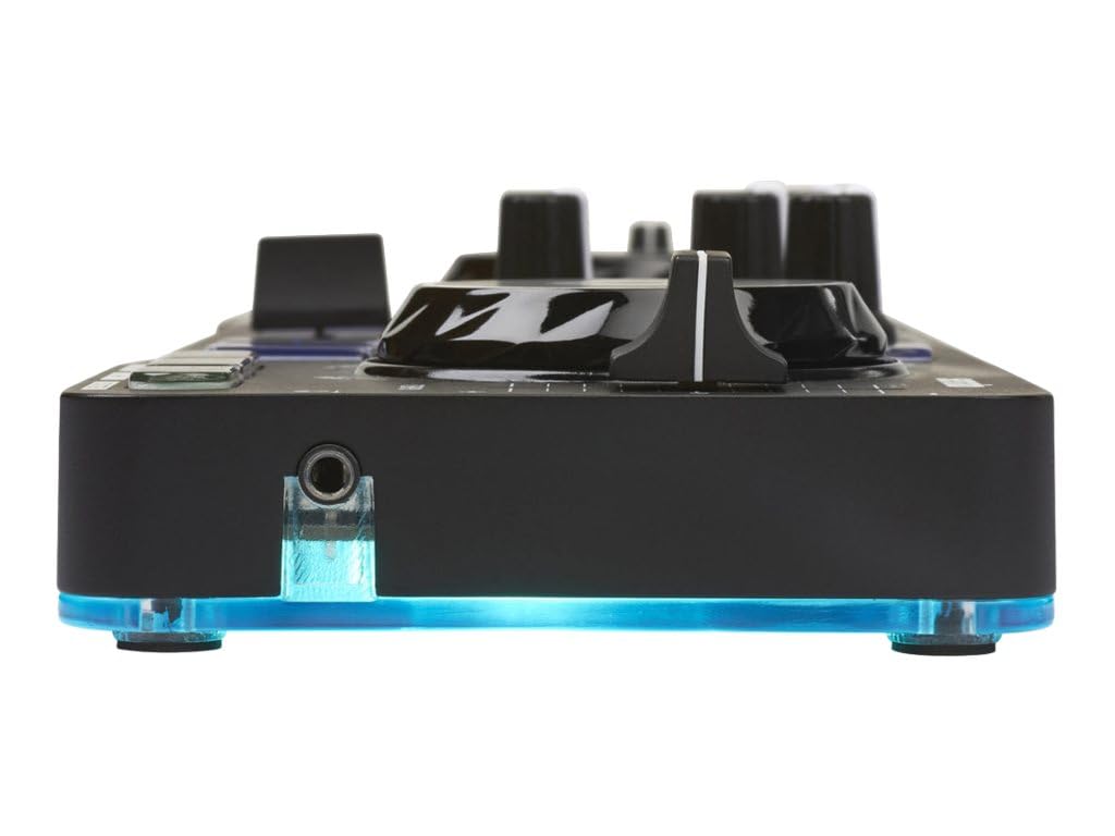 Hercules DJControl Starlight Compact DJ Controller with LED Lighting Compatible with Serato DJ Lite