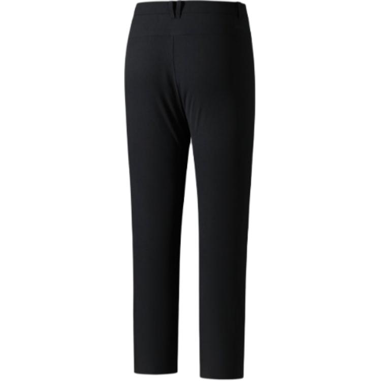 Anta Champion Outdoor Series Solid Color Mid-Rise Breathable Versatile Straight-Leg Sports Pants Women Bottoms Black 162520508-3