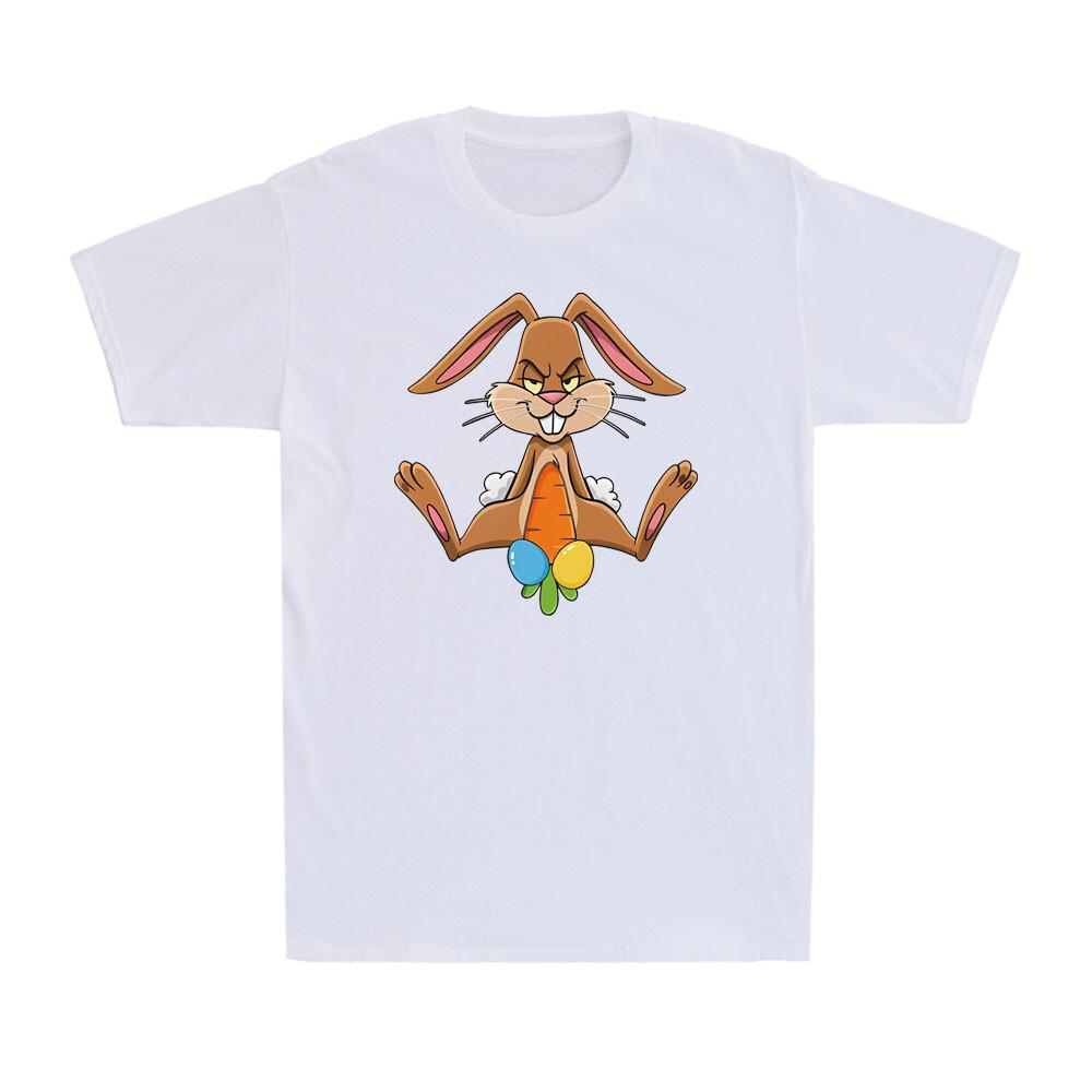 Naughty Easter Bunny Funny Easter Shirt Rabbit Lover Gift Easter Unisex T-Shirt XL