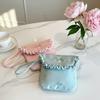 Large Capacity Sanitary Napkin Storage Bag Cotton Cloth Bow Makeup Bag Mini Cosmetic Bag  Outdoor