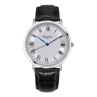 [Valentino Rudy] Valentino Rudy Herren Leder Armbanduhr VR1115C-WTBK