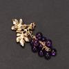 Rhinestones Brooches Crystal for Women Brooch Pins Wedding Vivid Fruit Elegant Jewelry