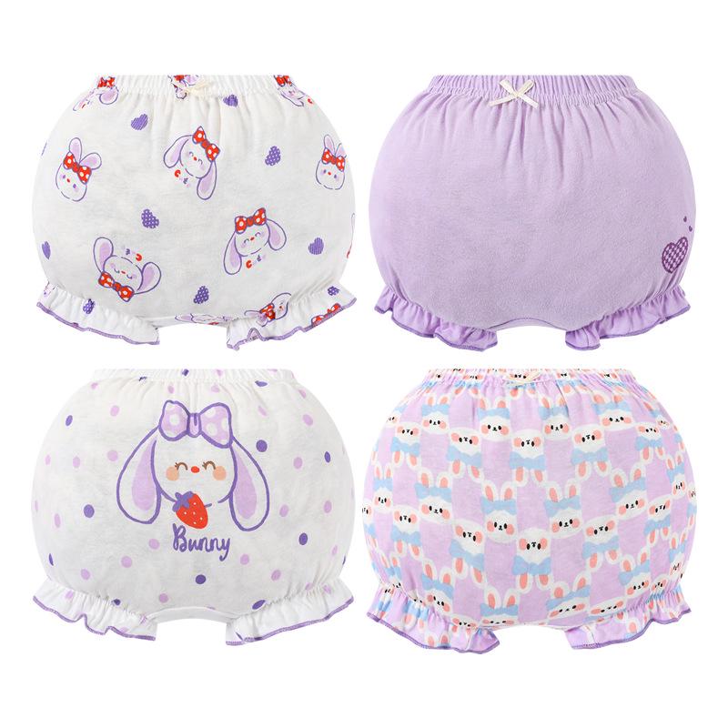 

2025 Upgraded Children s Pure Cotton Double-Layer Briefs with Flat-Leg Design 90 cm
