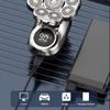 Bawldy Pro Head Shaver, 6-in-1 Detachable Head Shavers with 9D Floating Blade Heads, IPX7 Waterproof, Intelligent LED Display, Rechargeable Cordless