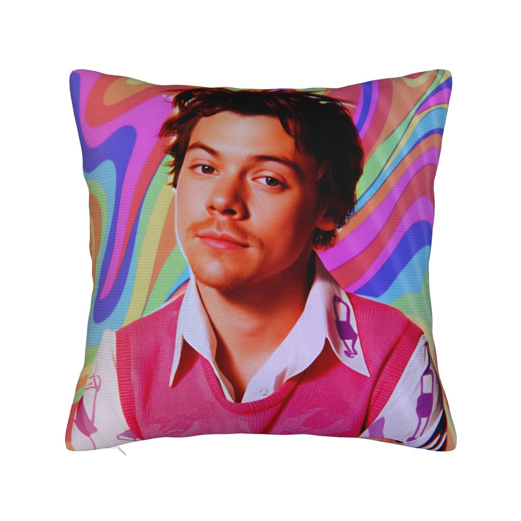 Singer H-Harrys S-Styles  Pillow Cover  Custom Cushion Cover Kawaii Pillow Case For Chair Sofa Home Decor