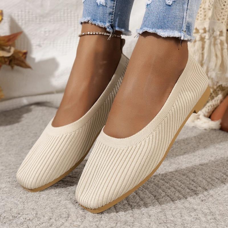 Fashion Women Flats 2025 New Solid Color Loafers Women Slip on Shallow Comfort Flat Shoes for Women Mary Jane Shoes Zapatos De Mujer