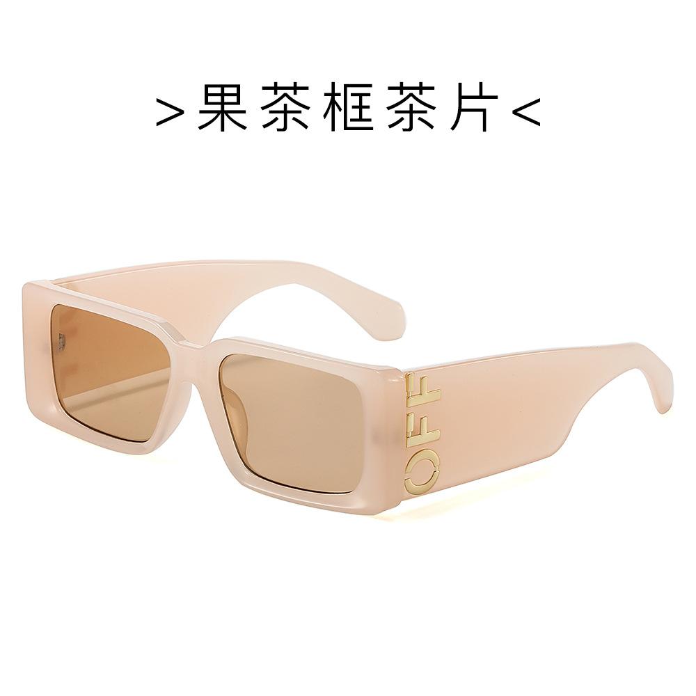 

Солнцезащитные очки JYL TS Квадратные OFF INS Европейские Унисекс/86022 B-8676 потир серебряный