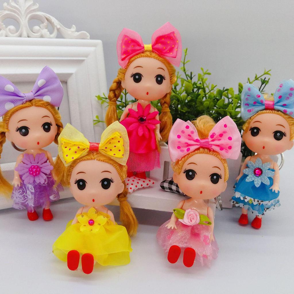 Happy Princess 12cm Girl Doll Keychain – Perfect Kindergarten Reward Gift