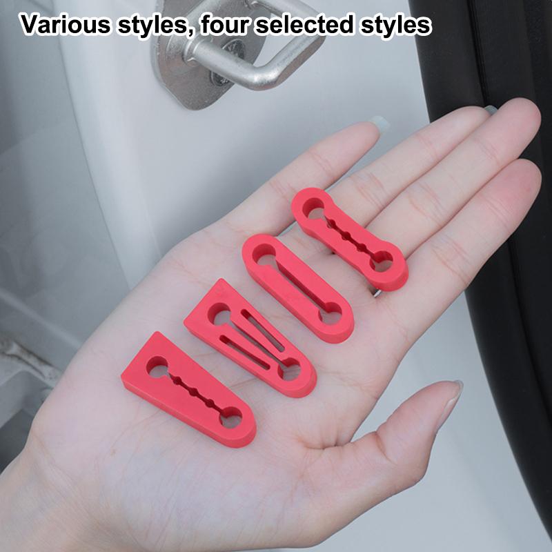 Ammortizzatore per Portiera Auto Fibbia Universale per Portiera Auto Smorzatore Fonoassorbente Cuscinetto Smorzatore Tampone Anti-Vibrazione 4 Pezzi