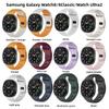 Szíj Samsung Galaxy Watch 8 Classic 46mm-hez Tartós Szilikon Óraszíj Állítható Csuklópánt Rejtett Csattal Galaxy Watch 40mm 44mm-hez