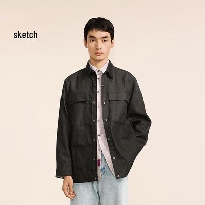 Men's 2024 Autumn Loose Fit Cotton Long Sleeve Casual Shirt
