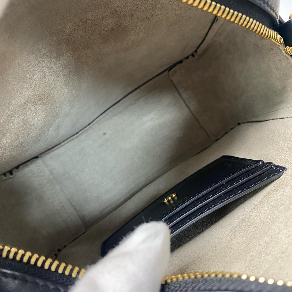 Used Anya HindmarchShoulder Bag black leather Women