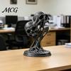 Abstract Skull Ornament Integrated Molding Process Figure, 3D Printed Double Art Ornament, Fluid Exquisite Detail Statue Statue, Dark Style Decoration