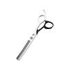 6.0" Black & White God Walker Hairdressing Scissors: Straight, Bang, & Thinning Shears for Barbers