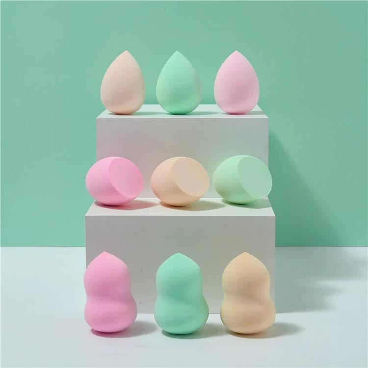 Gourd Water Drop Slanted Makeup Sponge Ultra Soft Sponge Dual-use Dry and Wet Beauty Sponge Makeup Sponge Yellow Oil Powder Puff