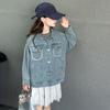Zhongda Girls' Cowboy Coat 2026 Spring New Style Western Children's Korean Loose Top Girls' Spring and Autumn Coat