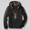 New Men's 3D Camouflage Deer Hoodie - Autumn/Winter Casual Streetwear Pullover