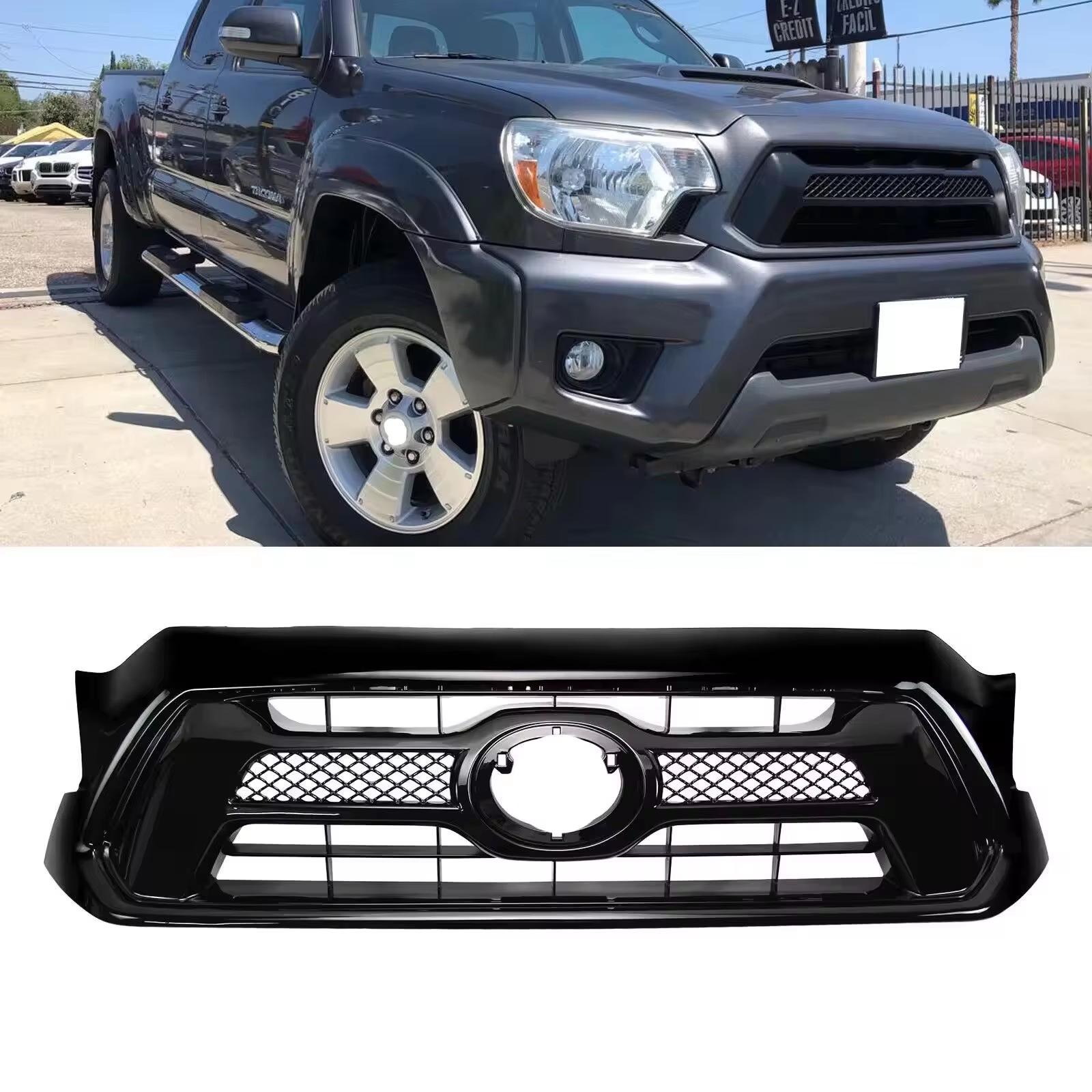 Передняя решетка Toyota Tacoma (2012-2015) с Черным Хромом и Пластиком 53100-04491 531 Black