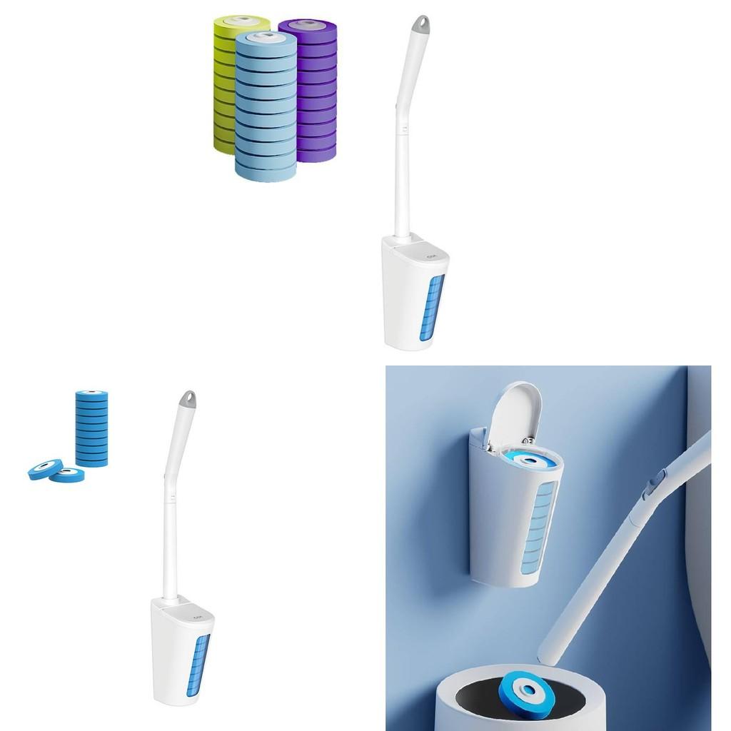 Plastic Abs Toilet Brush Kits Scent Replacement Heads Bathroom Tools Hygiene