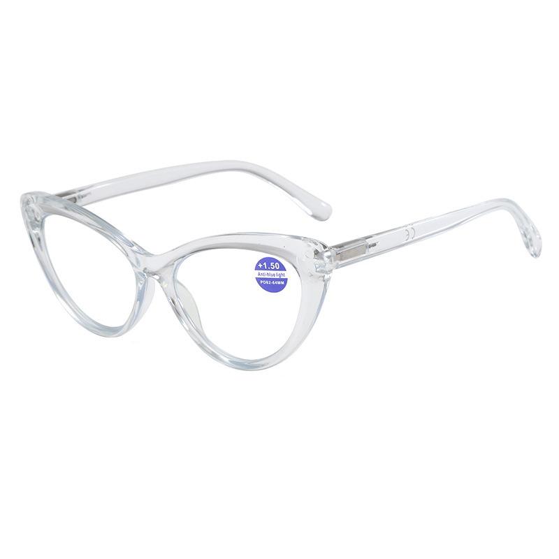 

Cat Eye Reading Glasses For Women HD Clear Lens Blue Light Blocking Presbyopia Eyeglasses Diopter +1.0+1.5+2.0+2.5+3.0+3.5 +350 чистий