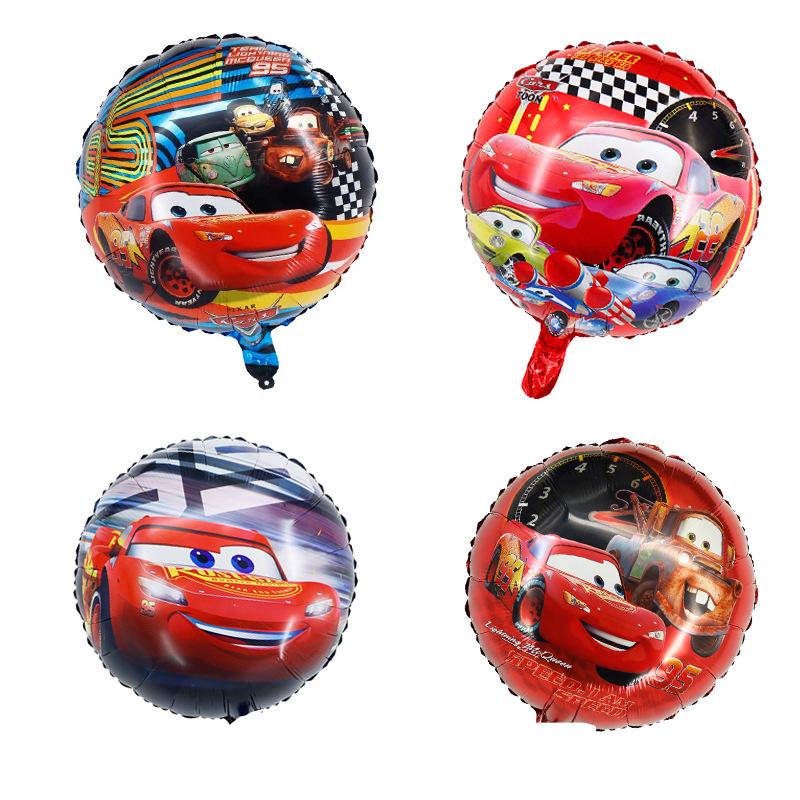 McQueen Cartoon Auto Geburtstagsbanner Set für Kinderparty mit Auto-Thema