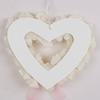Silk Rose Flower Wreath for Home Wedding Door Decoration Heart Shaped Garlands
