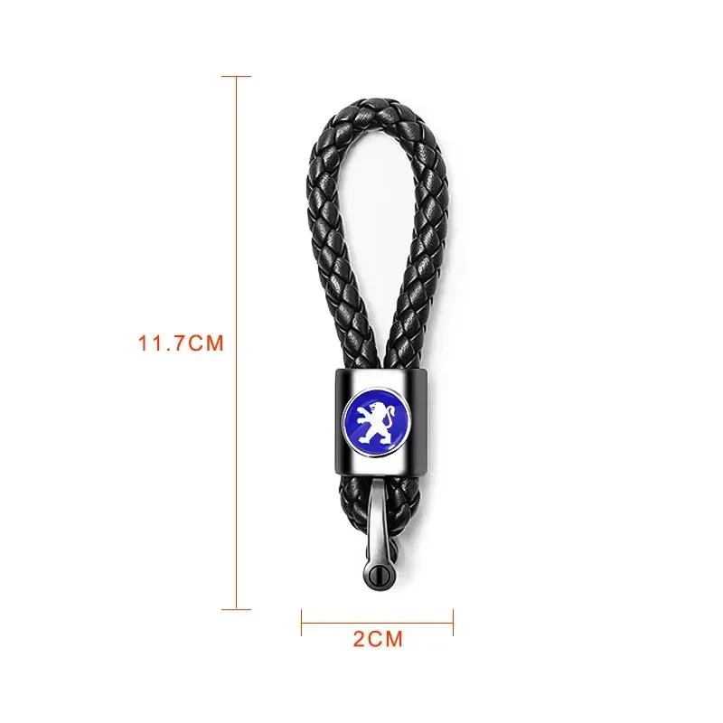 Auto Metall Schlüsselanhänger Kreativer Schlüsselhalter Schlüsselring Zubehör Für Peugeot 206 308 307 208 207 3008 2008 508 407 301 406 408 607