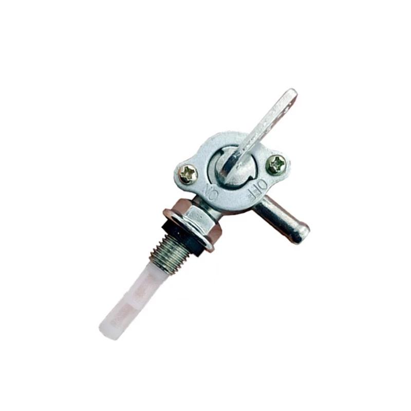 

Переключатель топлива для бензобака, переключатель крана для бензина, запорный клапан, кран для насоса, прочный для масляного бака двигателя бензинового генератора серебряный