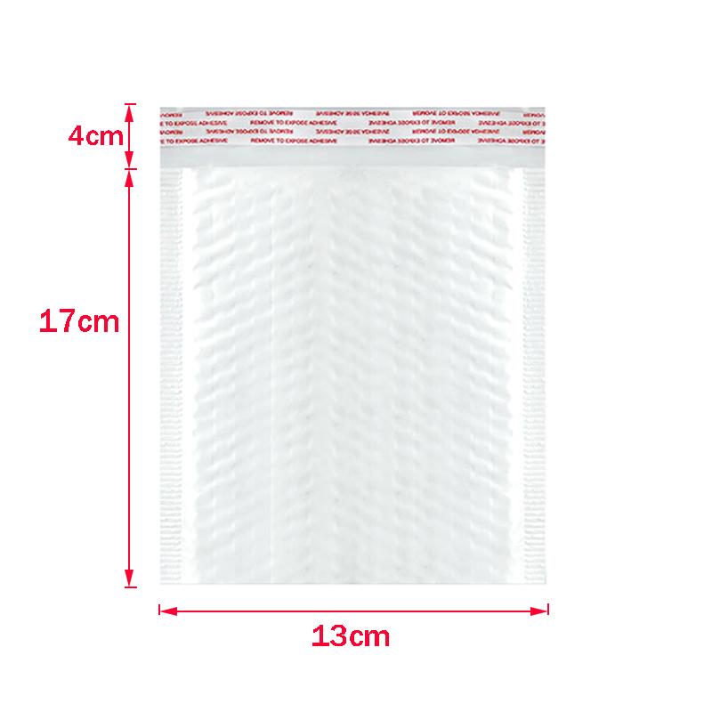 50Pcs Bubble Mailers White Poly Bubble Mailer Self Seal Padded Gift Bag Packaging Envelope Bags Book Shipping Package Bag
