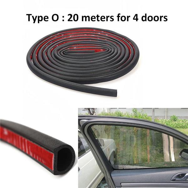 3M Car SUV Door O U Shape Channel Edge Edging Trim Seal Trunk Strip Black Rubber
