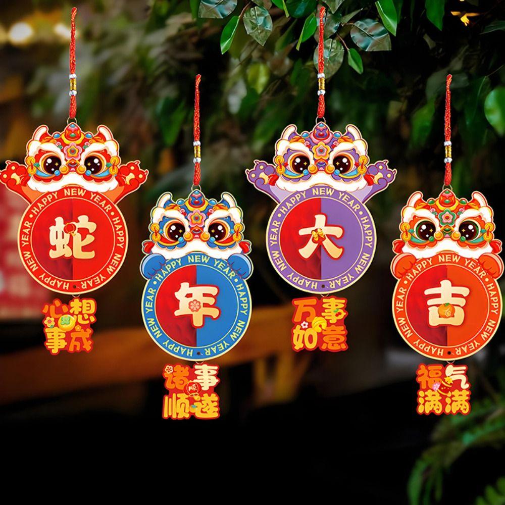 

Traditional Chinese New Year Red Paper Lantern Honeycomb Ball Lantern Ornament Home New Year Decor Style 3