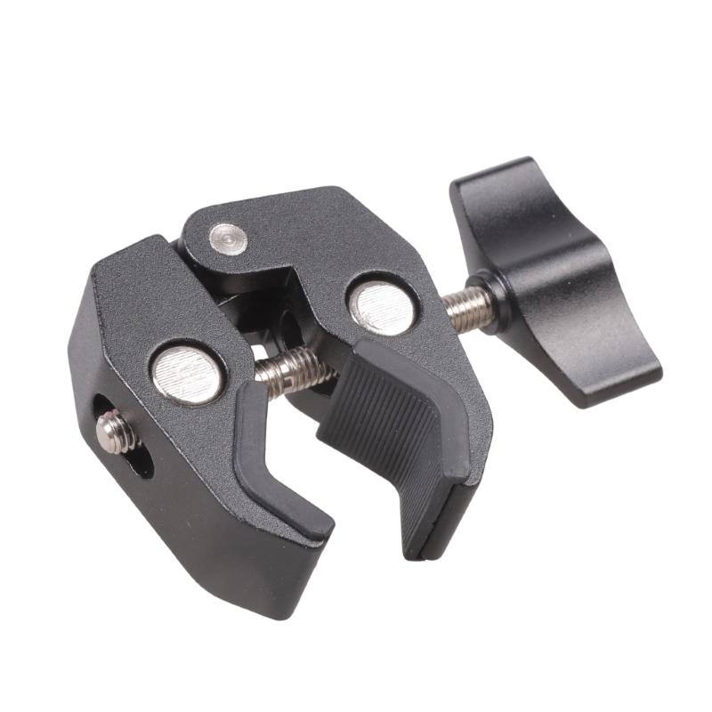 Heavy Duty Multifunctional Super Crabbing Clamp 1/4inch 3/8inch Screw Thread Adapter for Camera Photography Light