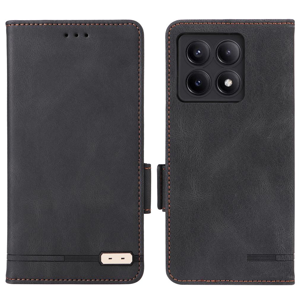 For Xiaomi Redmi K70E 5G/Poco X6 Pro 5G Leather Case Wallet Flip Phone Cover