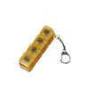 Mechanical Keyboard Luminous Transparent Shaft Decompression Toy, Crystal Keycap High Decompression Toy School Bag Pendant