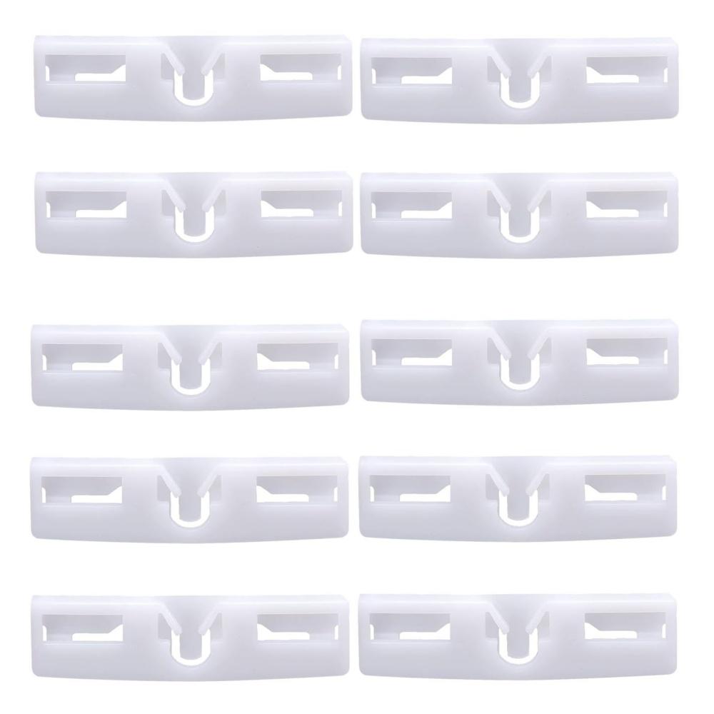 20 Pezzi Nylon Bianco Fermaclip Fissaggio Striscia Parrezza Per Toyota Camry Lexus