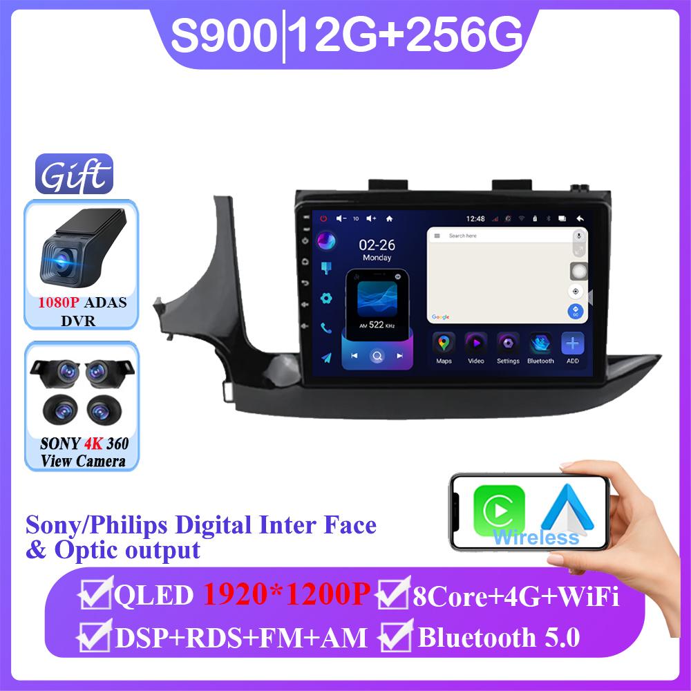 Android 14 Radio For Buick Encore Opel Mokka X Vauxhall 2016-2018 Carplay GPS Navigation Multimedia Video Player Stereo No 2din