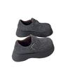 Thick-soled velvet Birkenstocks, small people increase in height in autumn and winter, muffin-soled warm cotton shoes