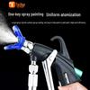 Tu Yue High-Pressure Airless Spray Gun with One-Button Atomization for Uniform, Fan-Shaped, Large-Head Waterproof Putty Spraying