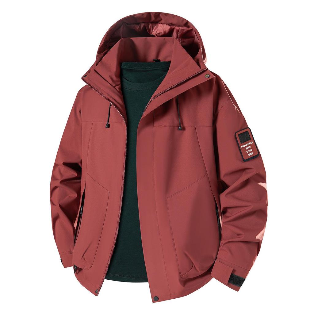 Unisex Partner 2026 Frühling/Herbst Winddichte Wasserdichte Bergsteigerjacke