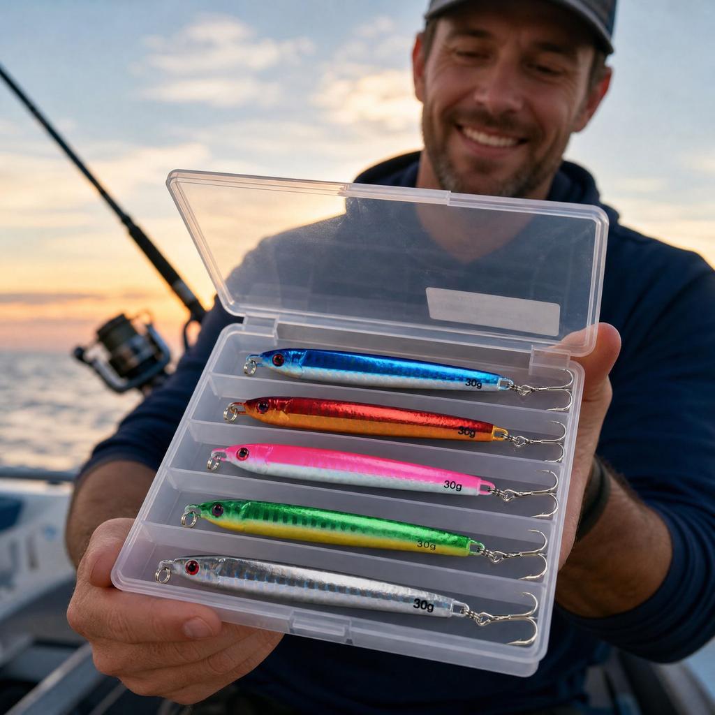 5 Colors Weighted Sinking, Long Artificial Fishing