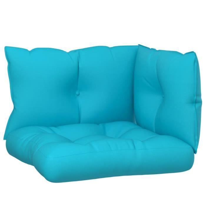 VidaXL Pallet Cushions 3 Pcs Turquoise Oxford Fabric 360877