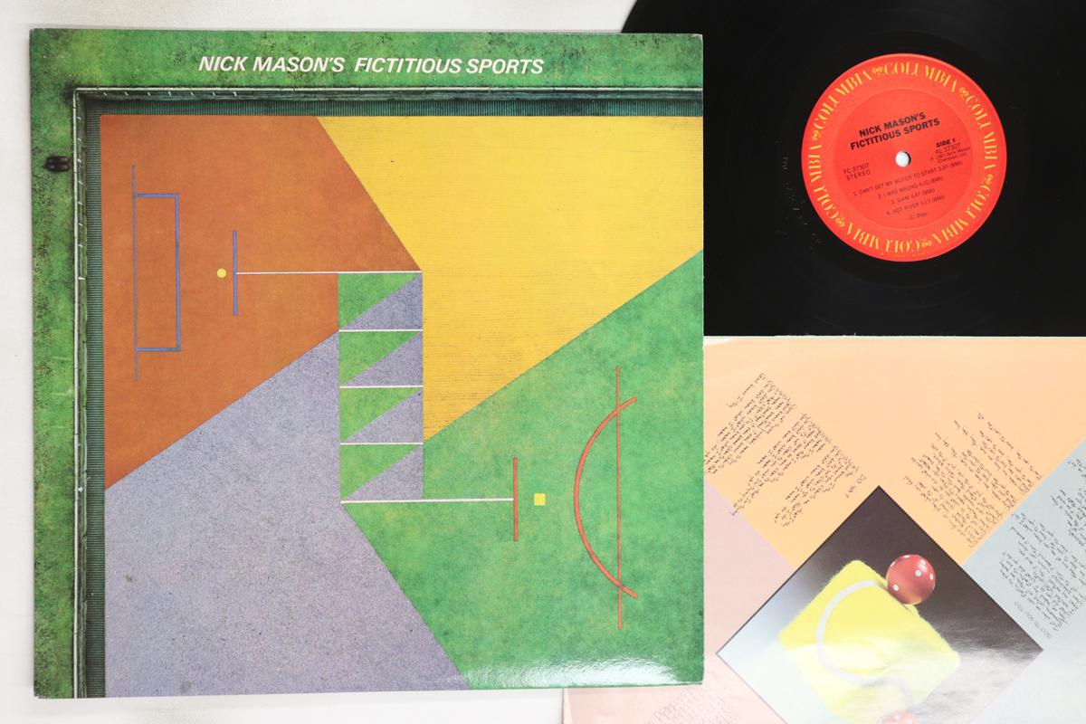 

LP Пластинка НИК МЕЙСОН - Nick Mason s Fictitious Sports FC37307 COLUMBIA 1981 США Рок Б/У