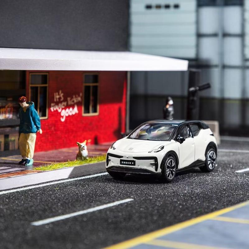 1/64 ZEEKR X Alloy New Energy Car Model Diecast Metal Simulation Vehicles Car Model Miniature Scale Collection Children Toy Gift