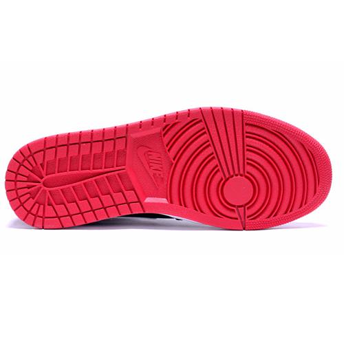 Jordan 1 Mid Black Gym Red White 554724-020