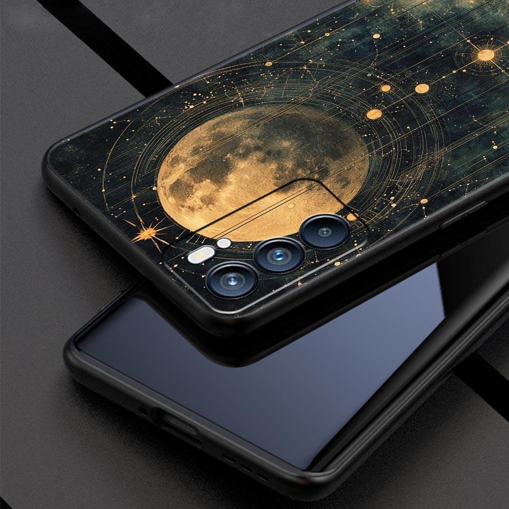 Fashion Starry Sky Stars Phone Case For Oppo Reno 13 12 11 10 7 F Find X5 X6 A98 A80 A79 A78 A57 A54 A31 A17 Pro Soft TPU Cover